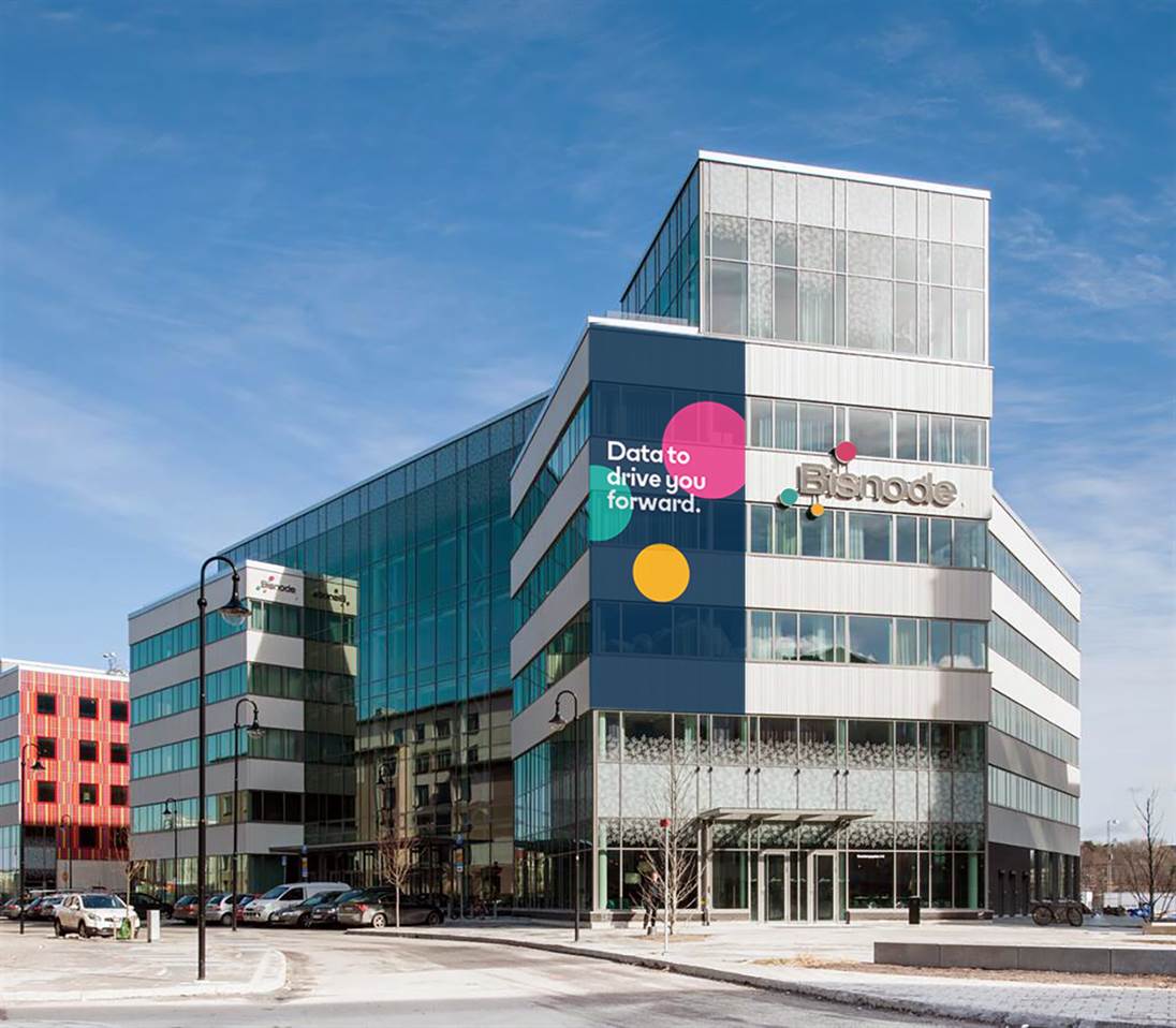 Bisnode head quartes office in Solna Sweden