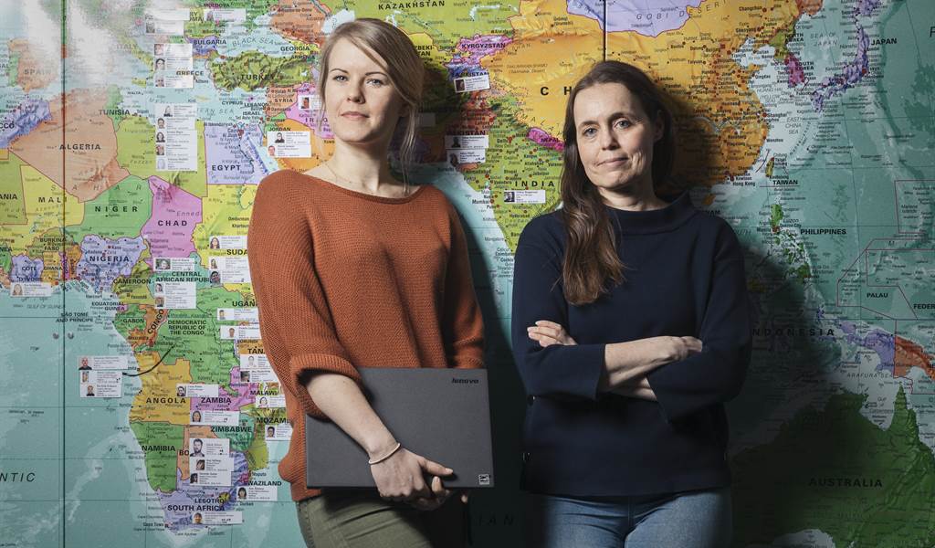 Filippa Wittenberg, CRM strategic advisor & analyst och Liselott Raphael, ansvarig för Donor Service på Läkare Utan Gränser.